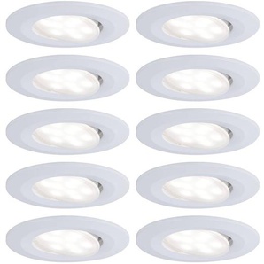 LED-Einbauleuchte Calla V Ø 9cm Weiß Kunststoffart: Acrylglas Material: Kunststoff LED LED-Platine