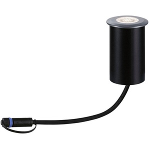 LED Einbauleuchte PAULMANN Plug&Shine Lampen Gr. 1 flammig, Ø 8,2 cm Höhe: 12 cm, grau (aluminiumfarben) LED Bodeneinbauleuchte Bodeneinbauleuchten Bodeneinbaustrahler Wegeleuchten und Dachrinnenleuchten Lampen 12W IP65 230V 3000K Alu Grey