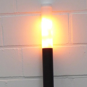 6038 LED Fackel Amber 1230 mm Länge und Ø38mm in Eisen gebürstet Norm IP20