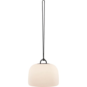 LED Gartenleuchte NORDLUX Kettle Lampen Gr. 1 flammig, Ø 36 cm Höhe: 31 cm, schwarz-weiß (weiß, schwarz) Gartenleuchten