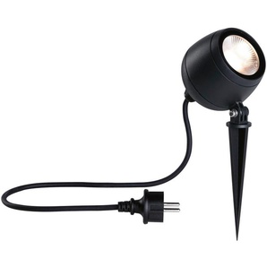 LED Gartenstrahler PAULMANN Kikolo Lampen Gr. 1 flammig, Ø 9,0 cm Höhe: 26,1 cm, grau (anthrazit) LED Außenstrahler Outdoor 230V Spot Kikolo 60 3000K anthrazit