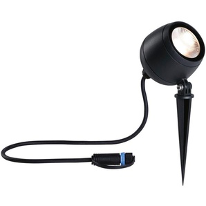 LED Gartenleuchte PAULMANN Outdoor Plug & Shine Spot Kikolo 60 3000K anthrazit Lampen Gr. 1 flammig, Ø 9,0 cm Höhe: 26,1 cm, grau (anthrazit) Gartenleuchten Outdoor Plug & Shine Spot Kikolo 60 3000K anthrazit