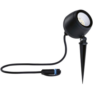 LED Gartenleuchte PAULMANN Outdoor Plug & Shine Spot Kikolo Insect friendly ZigBee Lampen Gr. 1 flammig, Ø 9,0 cm Höhe: 26,1 cm, grau (anthrazit) Gartenleuchten Insektenfreundlich