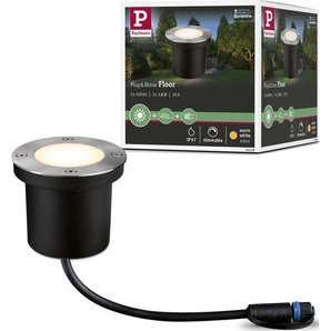 LED Gartenstrahler PAULMANN Plug & Shine Lampen Gr. 1 flammig, Ø 10 cm Höhe: 9 cm, grau Gartenstrahler LED Außenstrahler Lampen LED-Modul, IP65 3000K 24V