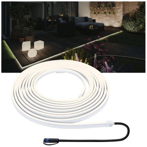 LED Gartenstrahler PAULMANN Plug & Shine Stripe Smooth Einzelstripe IP68 3000K 46W Weiß Lampen Gr. Höhe: 1,75 cm, weiß LED Außenstrahler