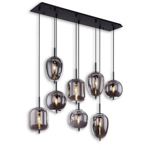 LED Hängeleuchte Metall schwarz