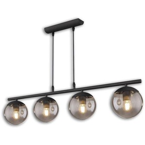 LED Hängeleuchte Metall schwarz