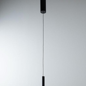 LED-Hängeleuchte Milan Aluminium schwarz, 30 cm