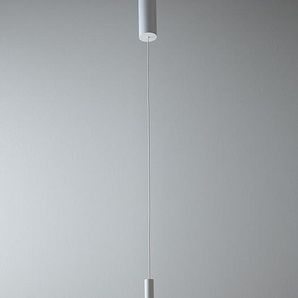 LED-Hängeleuchte Milan Aluminium weiß, 30 cm
