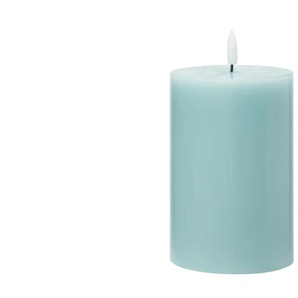 LED Kerze - blau - Wachs, Kunststoff - 18 cm - [10.0] | Möbel Kraft