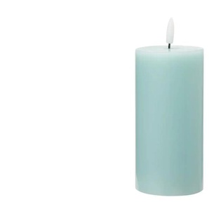 LED Kerze - blau - Wachs, Kunststoff - 18 cm - [7.5] | Möbel Kraft