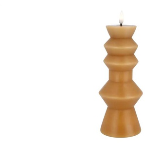 LED Kerze - braun - Wachs,Kunststoff - 23 cm - 8.4 | Möbel Kraft