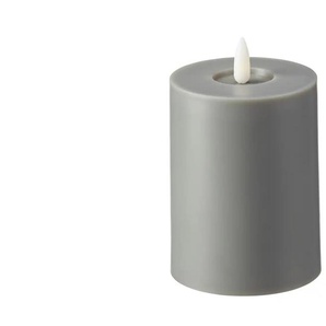 LED Kerze - grau - Kunststoff - 12,3 cm - 7.5 | Möbel Kraft