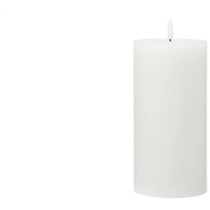 LED Kerze - weiß - Wachs, Kunststoff - 23 cm - [10.0] | Möbel Kraft