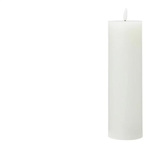 LED Kerze - weiß - Wachs, Kunststoff - 28 cm - [7.5] | Möbel Kraft