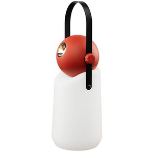 LED-Lampe Guidelight Weltevree Leuchtenkörper matt weiß, Designer Floris Schoonderbeek, 34 cm