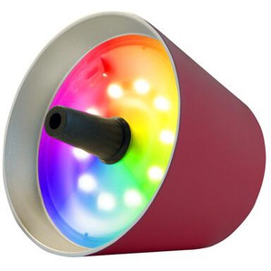 LED-Tischleuchte Top 2.0 sompex bordeaux rot, Designer Lexis Kraft, Lampenschirm 9 cm; Stopfen 2.3 cm
