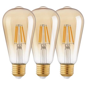 LED-Leuchtmittel 4 W/E27/360 lm , amber, 3er-Set