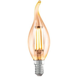 LED-Leuchtmittel CF35, 4 W/E14/270 lm, braun