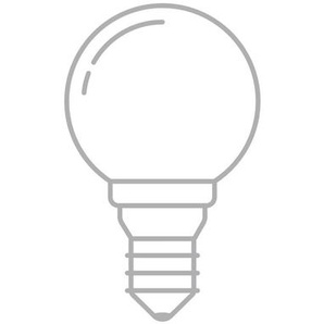 LED-Leuchtmittel, E27, 8 Watt NPS warmweiß, 11.8 cm