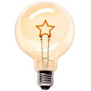 LED-Leuchtmittel Filament Star sompex goldfarben, 14 cm