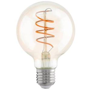 LED-Leuchtmittel G80 Spirale 4 W/E27/270 lm, amber