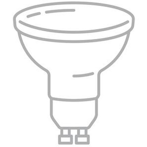LED-Leuchtmittel, GU10, 6,2 Watt NPS warmweiß, 5.4 cm