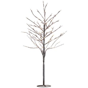 LED-Lichterbaum Alex Tree dunkelbraun/snowy, Designer Sirius, 180 cm