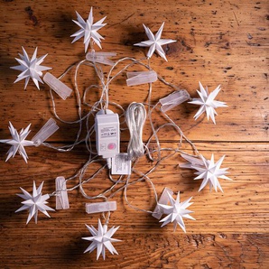 LED-Lichterkette Baby-Adventssterne DecoTrend