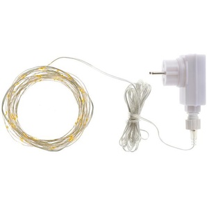 LED-Lichterkette Knirke Sirius klar / silberfarben transparent
