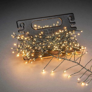 LED-Lichterkette KONSTSMIDE Weihnachtsdeko aussen Lichterketten Gr. Dioden 400 St. Flammen 400 St., Kabellänge 5 m x Gesamtlänge 8,6 m, grün Lichterketten Lichternetze