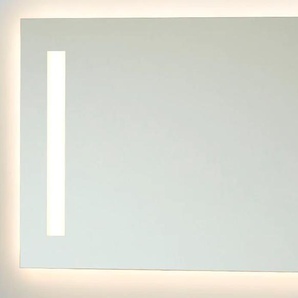 LED-Lichtspiegel LOEVSCHALL Kvilux Spiegel Gr. B/H/T: 120 cm x 65 cm x 3,1 cm, weiß Kosmetikspiegel