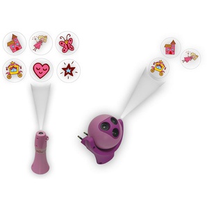 LED Nachtlicht NIERMANN Prinzessin Lampen Gr. 1 flammig, rosa Nachtlichter Set Prinzessin 2 (1 x Stecker-Nachtlicht, 1 Taschenprojektor)