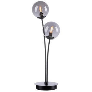 LED Nachttischlampe PAUL NEUHAUS WIDOW Lampen Gr. 2 flammig, schwarz LED Nachtischleuchten Schalter, Schnurschalter