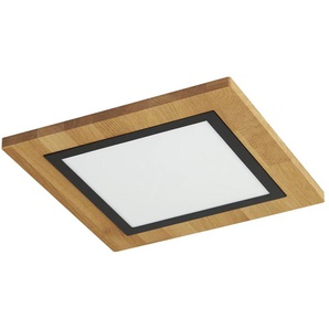 LED-Paneel - holzfarben - Materialmix - 40 cm - 5 cm | Möbel Kraft