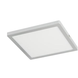 LED-Panel chrom-matt eckig - silber - Materialmix - 30 cm | Möbel Kraft