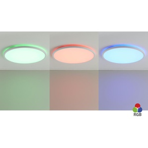 LED- Panel weiß rund, mit Hintergrundbeleuchtung ¦ weiß ¦ Maße (cm): H: 2,8  Ø: 42