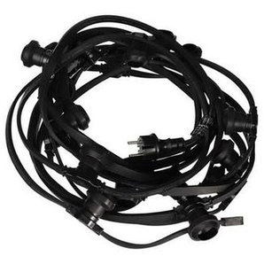 Led party-lichterkette - 10 x E27-FASSUNG - ohne leuchtmittel - 5 m