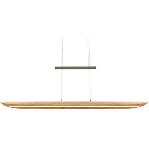 LED-Pendelleuchte  1-flammig  Asteiche   ¦ holzfarben ¦ Maße (cm): B: 9 T: 9.0