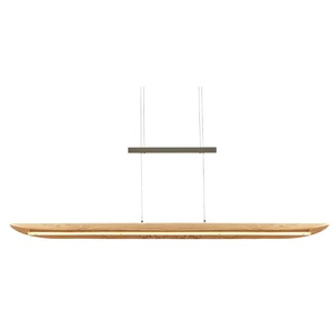 LED-Pendelleuchte 1-flammig Asteiche - holzfarben - Materialmix - 9 cm - cm 9,0 | Möbel Kraft