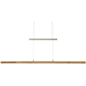 LED-Pendelleuchte  1-flammig  Eiche natur   ¦ holzfarben ¦ Maße (cm): B: 12 H: 160