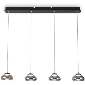 LED-Pendelleuchte Arabella, grau, 4-flammig, 95 cm