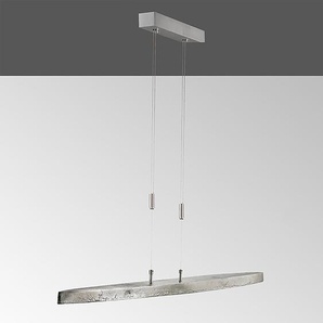 LED-Pendelleuchte 106 x 156cm Silber Material: Metall Metallart: Eisen Oberfläche Metall: Lackiert Nicht austauschbare LEDs LED-Platine