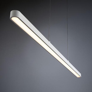 LED-Pendelleuchte Lento II 100 x 2 x 3cm Weiß Kunststoffart: Polycarbonat Material: Metall, Kunststoff Metallart: Aluminium Oberfläche Metall: