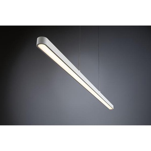 LED-Pendelleuchte Lento IV 100 x 2 x 3cm Weiß Kunststoffart: Polycarbonat Material: Metall, Kunststoff Metallart: Aluminium Oberfläche Metall: