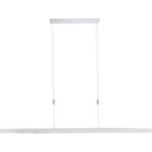 LED Pendelleuchte PAUL NEUHAUS Adriana Lampen Gr. Höhe: 180 cm, grau (aluminiumfarben) Pendelleuchten und Hängeleuchten CCT-Lichtmanagement; Touchdimmer; Touchschalter; Höhenverstellbar