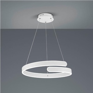 LED Pendelleuchte TRIO LEUCHTEN Parma Lampen Gr. Ø 50,0 cm Höhe: 150,0 cm, weiß (weiß matt) LED Hängeleuchten und Pendelleuchten