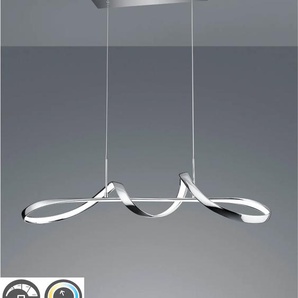 LED Pendelleuchte TRIO LEUCHTEN Perugia Lampen Gr. Höhe: 150,0 cm, grau (chrom) LED Hängeleuchten und Pendelleuchten