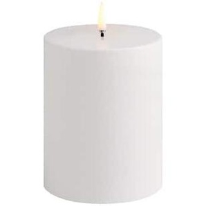 LED Pillar Kerze Weiss für Aussen Ø10,1 H12,8cm