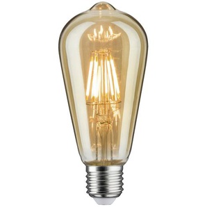 LED-Rustika E27/6W, 500lm, 1700K ¦ gold ¦ Maße (cm): H: 14,5  Ø: 6.4